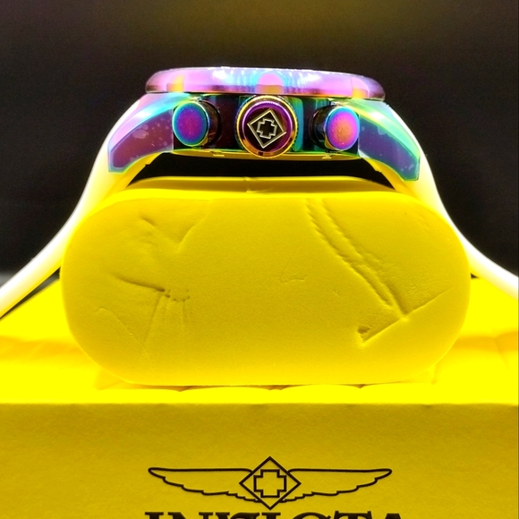 FIRM PRICE-New Invicta Iridescent Speedway Chronograph Men's Watch. - Picture 3 of 11